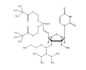 5'-POM-Vinyl phosphonate 2'-O-Methyl Uridine 3'-CE phosphoramidite
